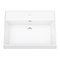 Arezzo 600 Chrome Framed Washstand with Gloss White Open Shelf and Basin