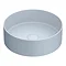Arezzo 600 Grey Wall Hung Unit with Blue Round Counter Top Basin + Toilet Pack Standard Large Image