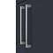 Arezzo 600 Matt Blue Floor Standing Vanity Unit with Chromes Handles Feature Large Image