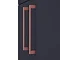 Arezzo 600 Matt Blue Floor Standing Vanity Unit with Worktop + Rose Gold Handles  Profile Large Imag