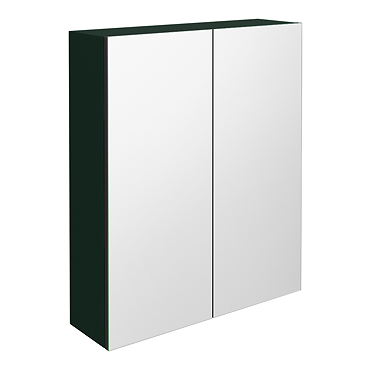 Arezzo 600 Matt Dark Green 2-Door Mirror Cabinet