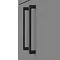 Arezzo 600 Matt Grey Floor Standing Vanity Unit with Matt Pink Basin + Black Handles Feature Large Image