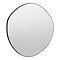 Arezzo 600 x 580mm Organic Mirror - Matt Black