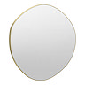 Arezzo 600 x 580mm Organic Mirror - Brushed Brass