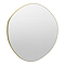 Arezzo 600 x 580mm Organic Mirror - Brushed Brass