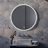 Arezzo 600mm Round LED Illuminated Anti-Fog Bathroom Mirror with Bluetooth