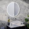 Arezzo 600mm Round Colour Changing LED Illuminated Bathroom Mirror with Bluetooth + Anti-Fog