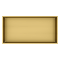 Arezzo 610 x 305 Shower Niche - Brushed Brass