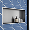 Arezzo 610 x 305 Shower Niche - Brushed Steel
