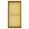 Arezzo 610 x 305 Shower Niche with Shelf - Brushed Brass