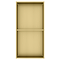 Arezzo 610 x 305 Shower Niche with Shelf - Brushed Brass