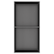 Arezzo 610 x 305 Shower Niche with Shelf - Brushed Gunmetal