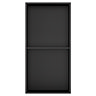 Arezzo 610 x 305 Shower Niche with Shelf - Matt Black