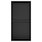 Arezzo 610 x 305 Shower Niche with Shelf - Matt Black