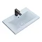 Arezzo 610 x 395mm Matt Blue Rectangular Mid-Edged Inset Basin Standard Large Image
