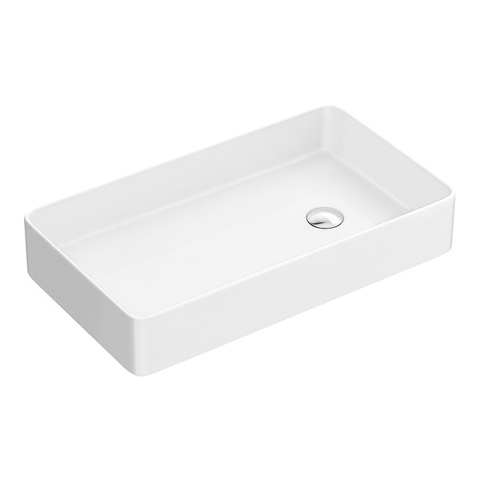 Arezzo 612 x 346mm Modern Rectangular Counter Top Basin  Profile Large Image