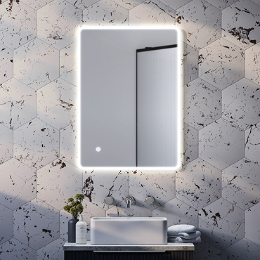 Arezzo 500x700mm Ultra Slim Ambient Colour Change LED Mirror incl. Touch Sensor + Anti-Fog