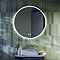 Arezzo 700mm Round LED Illuminated Anti-Fog Bathroom Mirror with Bluetooth