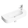 Arezzo 735 x 280mm Curved Wall Hung 1TH Basin