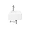 Arezzo 710 x 275mm Curved Wall Hung 1TH Basin  Standard Large Image