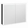 Arezzo 800 x 600mm Recessed LED Illuminated Bathroom Mirror Cabinet with Shaver Socket, Anti-Fog & Dimmer