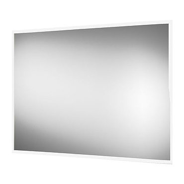 Arezzo 800 x 600mm LED Illuminated Bathroom Mirror with Shaver Socket & Anti-Fog