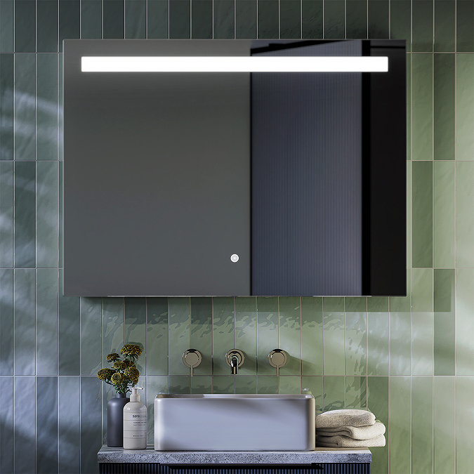 Arezzo 800x600mm LED Illuminated Mirror with Anti-Fog, Dimmer and Touch Sensor