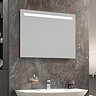 Arezzo 800x600mm LED Illuminated Mirror with Anti-Fog, Dimmer and Touch Sensor