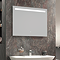 Arezzo 800x600mm LED Illuminated Mirror with Anti-Fog, Dimmer and Touch Sensor