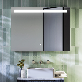 Arezzo 800x600mm LED Illuminated Mirror with Anti-Fog, Dimmer and Touch Sensor