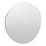 Arezzo 800 x 773mm Organic Mirror - Brushed Brass