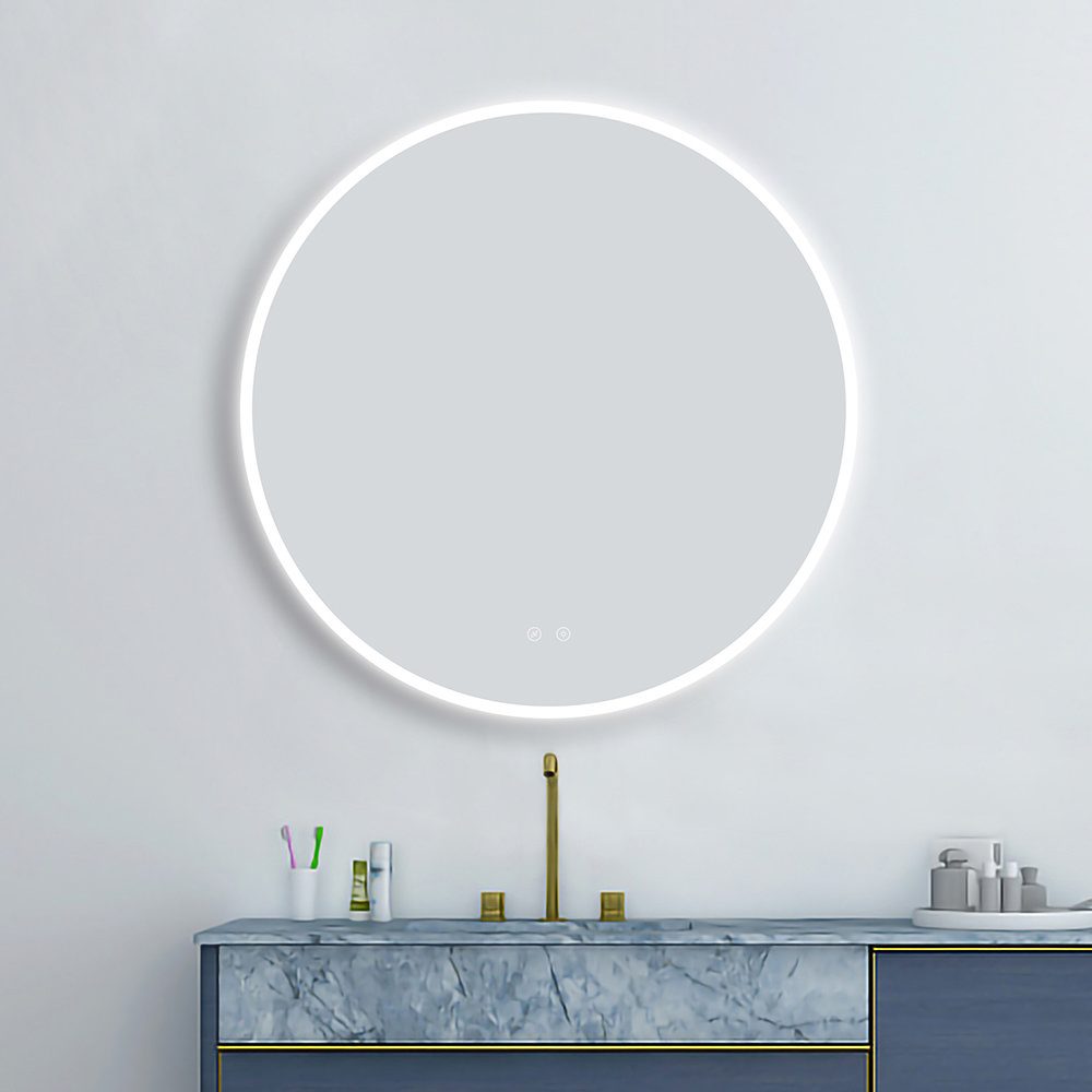 Large Round LED Mirror - Fog Free | Victorian Plumbing