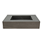 Arezzo 800mm Wall Hung Basin & Shelf Set - Grey Marble Sintered Stone