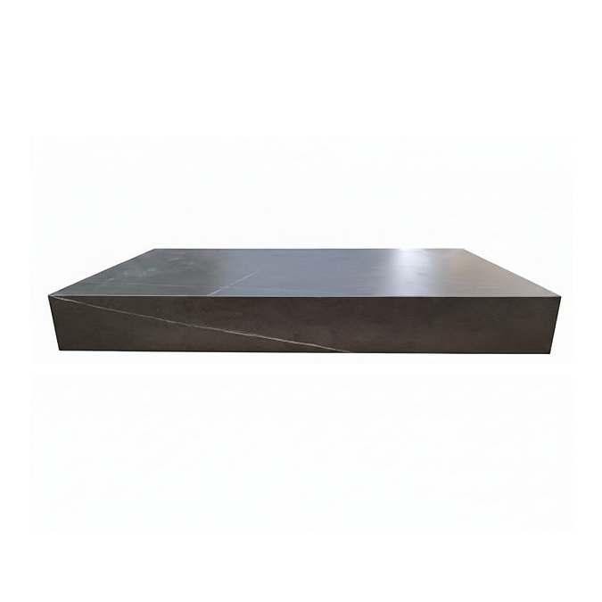 Arezzo 800mm Wall Hung Sintered Stone Shelf - Grey Marble