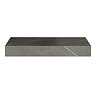 Arezzo 800mm Wall Hung Sintered Stone Shelf - Grey Marble