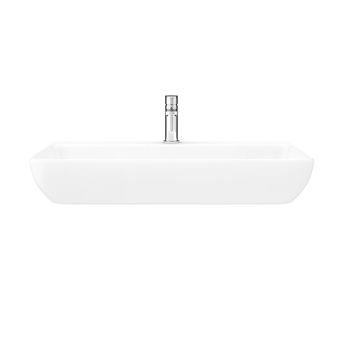 Arezzo 815 x 470mm Modern Large Counter Top 1TH Basin - No Overflow  Feature Large Image