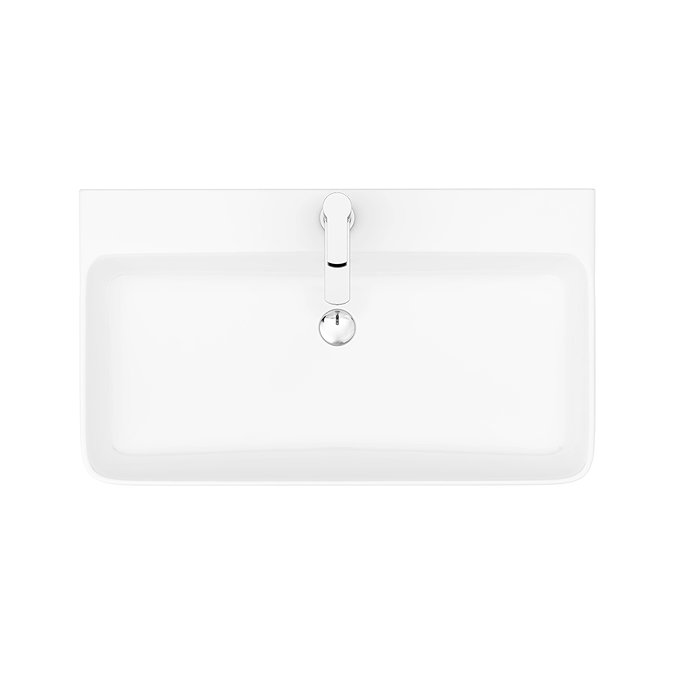 Arezzo 815 x 470mm Modern Large Counter Top 1TH Basin - No Overflow  In Bathroom Large Image