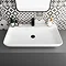 Arezzo 815 x 470mm Modern Large Counter Top 1TH Basin - No Overflow Large Image