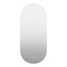 Arezzo 900 x 400mm Oval LED Bathroom Mirror - Colour Changing Backlit Light, Anti-Fog, Touch Sensor