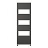 Arezzo Anthracite Grey 1500 x 500mm Designer Panel Radiator with Towel Rails