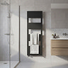 Arezzo Anthracite 1500 x 500 Designer Panel Radiator with Towel Rails
