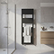 Arezzo Anthracite 1500 x 500 Designer Panel Radiator with Towel Rails