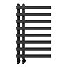 Arezzo Anthracite 800 x 500mm 8 Bars Designer Heated Towel Rail  Feature Large Image