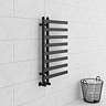 Arezzo Anthracite 800 x 500mm 8 Bars Designer Heated Towel Rail