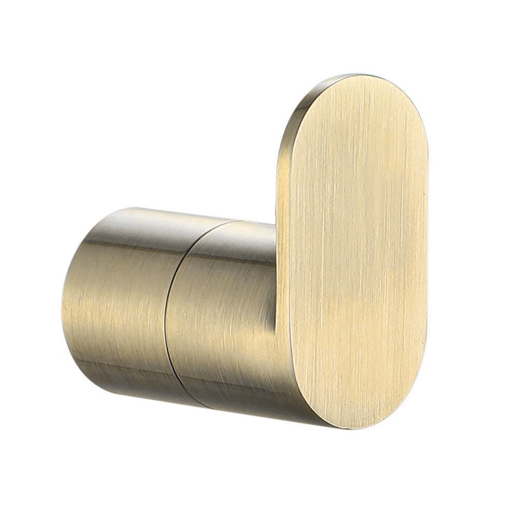 Brushed brass towel hook sale