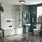 Arezzo B-Shaped Shower Bath Suite - 1700mm Large Image