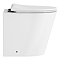Arezzo Back to Wall Toilet (incl. Slim Soft Close Seat with Matt Black Hinges)