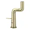 Arezzo Basin Mixer Tap with 360 Degree Rotating Spout Brushed Brass  Feature Large Image
