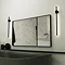 Arezzo Black 1000 x 800mm Rectangular Mirror  Profile Large Image