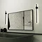 Arezzo Black 1200 x 700mm Rectangular Mirror Profile Large Image